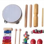  Fa Instrumentumok Gyerekeknek Cimbalom Hangszer Készlet (4525232)
