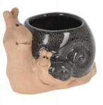 ProGarden Kerti Porcelán Virágtartó Dekoratív Erkélyre Csiga 15 X 11 CM (252731110 -snail)