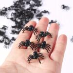  Fekete Pókok Halloween Pókok 50 Db Kis Pókok 2 cm (PAJĄK)