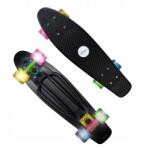 Authentic Muuwmi NoRules gördeszka Abec 5 Fun Neon, világító kerekekkel (NoRules Skateboard LED NEON)