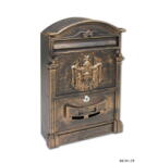 Richter Czech postaláda, arany színű, 25×41×8cm (BK.301.ZP)