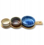 Mondex Fából készült deszka uzsonnás tálakkal Modern (180020)