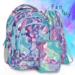 DERFORM BackUp iskolatáska, hátizsák SZETT - Fantasy (PLB6X27/SZETT)