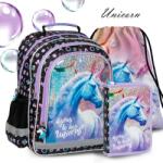 DERFORM Unikornisos anatómiai iskolatáska hátizsák SZETT - To be unicorn (PL15BJR15/SZETT)