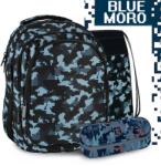 Starpak terepmintás iskolatáska, hátizsák SZETT - Blue Moro (506132/SZETT)