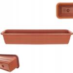 Kadax Erkélyláda Virágtartó 80cm Tégla Virágláda Kadax (K9973)