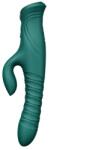 ZALO Vibrator Rabbit Mose 2 Thruster+Heating, App Control, Silicon, USB Magnetic, Verde, 25.8 cm Vibrator