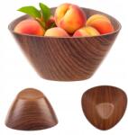 Kadax Saláta Műanyag Tál 16cm Gyümölcssalátákhoz Snack Háromszög Alakú Tál (K10512)