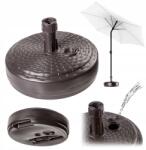 Kadax Napernyő Alap Kerti Napernyő Állvány Kerek 39cm Súlyzó Barna (K10283)