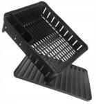 Kadax Szárítógép Evőeszköz Csepegtető Álló Fekete Műanyag Tálca 39cm (K9459)