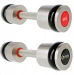 HMS 2 db-os Krómozott Súlyzó Készlet 2x8kg Acél Súlyzók Edzéshez (17-66-141)