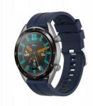 KENA Szilikon Okosóra Szíj, 22mm, sötétkék (Huawei Watch GT 3 46mm Active / Elite)