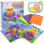 Nobo Kids Kreatív Habmozaik Készlet Zseniális Gyerek Bagoly és Virág Mintával (CH-015829)