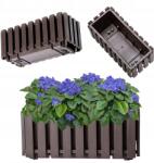 Kadax Erkélydoboz Virágtartó 38x18x16, 5 cm Barna Erkély (K8028)