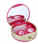  Rózsaszín kontaktlencse tartó tok tároló doboz (JM07982-03)