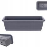 Kadax Erkélyláda Virágtartó 50cm Antracit Virágláda Kadax (K9975)