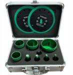 MMD Lyukfúró készlet MMD Ø6-68 mm 2 db Ø125 mm-es vágótárcsa adapter koffer (MMD Zestaw Otwornic diamentowa 6-68 2x tarcza)