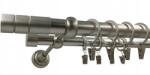ESTAdeco Függönyrúd Dupla 25+19mm Szatén 160 Cylinder (Henger) (karnisz II fi25+19 SATYNA CYLINDER)