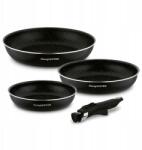 Konighoffer Spinel fekete levehető nyelű serpenyő szett (5903313455886)