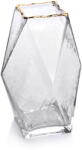 Mondex Dekoratív üveg váza Serenite Gold 20 cm (HTID4417 4K)