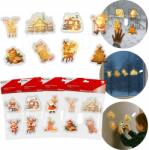 Vergionic Világító Led matricák karácsonyi ablakra karácsonyi mix Vergionic (8232)