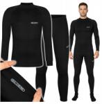 Ercole Férfi Termoaktív Fehérnemű Szett Téli S-m Méretben Blúz és Nadrág (Bielizna Odzież Termoaktywna Komplet F03F04)