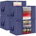 Severno 4x Organizer Huzat Prémium Ágynemű Tároló Táska 4x84L (BAGGI)