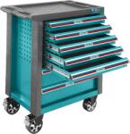 TOTAL Carucior de scule TOTAL Industrial 328 piese - 7 sertare, complet echipat cu tavi EVA (THPTCS73281) Trusa unelte