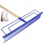 Kadax Fém Gereblye Kerti Fű Levelekhez 165cm Erősített 32 Fogas Nyél (K2740)