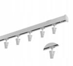 Imperia Deco Függönykarnis Alumínium mennyezeti sín M szimpla egyvágányú béka 200 cm (SZYNA ALU M I 200CM KPL ŻABKI)