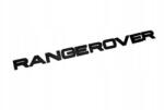 Land Rover Range Rover logó - Embléma Felirat Fekete matt, Eredeti Stílus