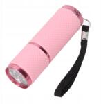  Mini Uv Lámpa Led Körömlámpa Keményíti A Géleket És Hibrideket Hordozható (736297AA6618222PINK)