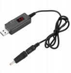  Usb Step-up Konverter Kábel DC5V-RÓL 9V/12V-RA, USB-ről 5.5/3.5MM-es Töltőkábel