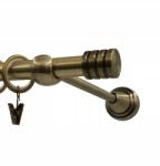 Imperia Deco Függönykarnis fém fi16 maró Arany Antik 160cm galvanizált (KAR.MET. I /16/ 160cm Złoto Antyk FREZ)
