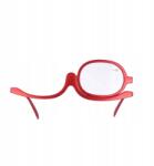  Nagyító Szemüveg Szem Sminkeléshez 1.00 Piros Forgatható (POWIĘKSZ OKULARY)