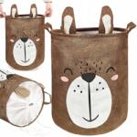 SEVERNO Kids Játék- És Mosókosár tároló rendszerező ruhazsák lehúzóval (5904553966125)