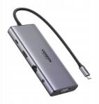 UGREEN Usb-c Hub Hdmi Vga Laptophoz 2X Usb-c 10GBPS 4K 60HZ Pd RJ45 (45520)