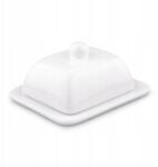 Tadar Porcelán vajtartó fedővel, fehér (5903313449267)