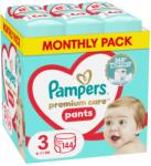Pampers Бебешки пелени гащи Pampers Premium Care - Monthly pack, size 3, 144 броя (1100016353) - baby