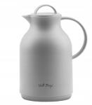 Vialli Design Termosz üvegbetéttel szürke 1L Amo (7787)