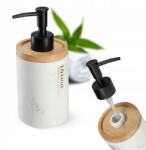 Kadax Folyékony Szappan Adagoló Gél 250 ml Fehér Márvány Utánzat (K7932)