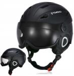  Sísisak Snowboard sisak szemüveggel, fülvédővel, fekete L-es méret (59-61 cm) (5902003100235 05902003100235 59020031002350)