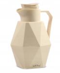 Vialli Design Geo üvegbetétes termosz krémszínű 1 L (27480)