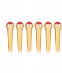  6 db Akusztikus Gitár Húrláb Tű Szett (LFAWU7149)