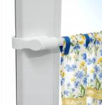 Imperia Deco Irigység Mini Teleszkópos Függönykarnis fúrás nélkül állítható 45-75 CM (MINI KARNISZ 45-75 CM BIAŁY TELESKOPOWY)