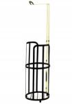 Mondex Fém papírtartó állvány Fekete Arany 62 cm (27901)