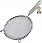 Kadax Konyhai Szűrő Cédrus Szűrő Fogantyúval Acél Szitáló Liszt Sűrű 16cm (K1970)