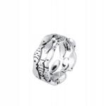  Ezüst Női Állítható Gyűrű Univerzális Divatos Hal Szignó (Z19)