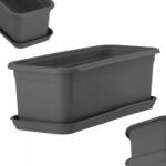 Kadax Erkélydoboz 40cm Virágtartó Állvány Erkély Virágágyás (K8369)