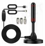  Fém Fm Antenna Erősítővel 4 Különböző Csatlakozóval 3 Méteres Álló (196392918723)